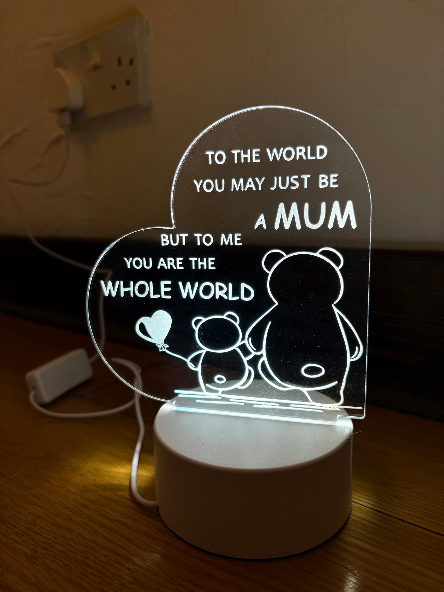 White LED Mum Light
