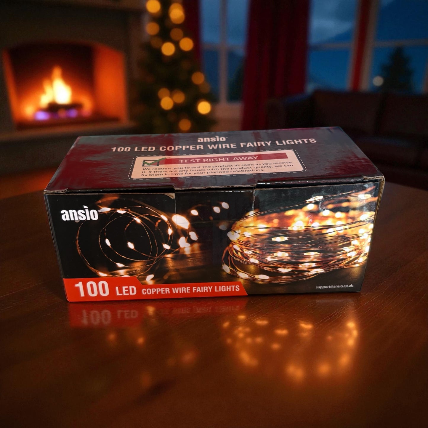 Electric Copper Fairy Lights 10 M
