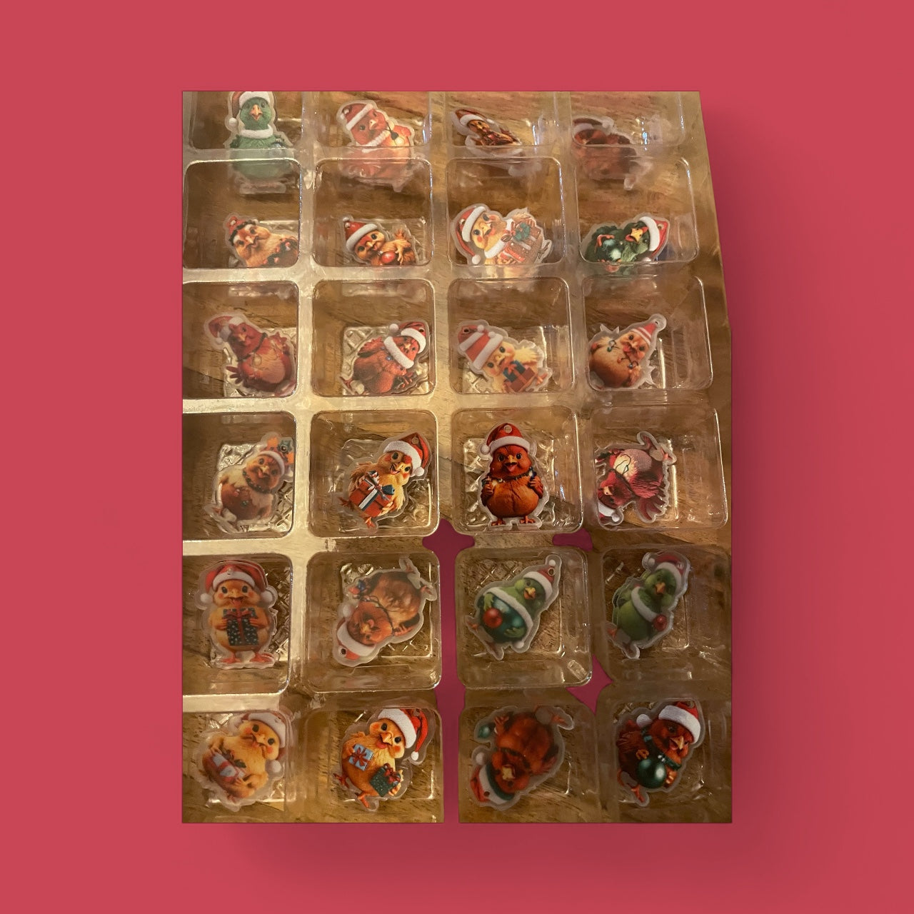 Christmas Advent Calendar Chickens