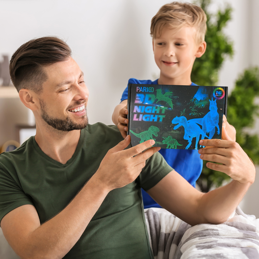 3D Colour Changing Dinosaur Night Light with Remote Control