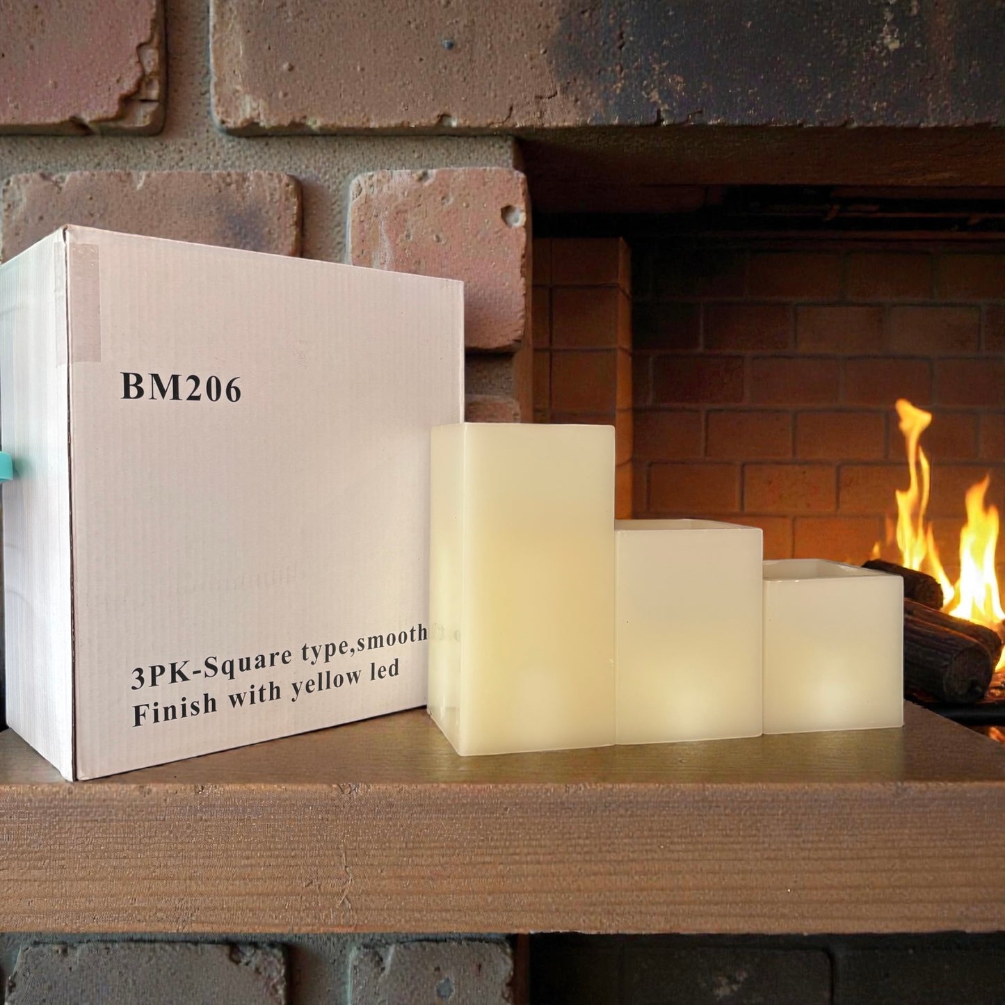 Battery Powered Candle Set