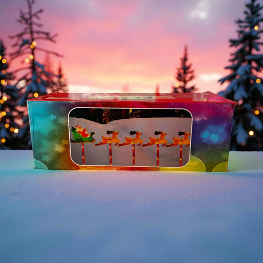 Outdoor Solar Reindeer Lights