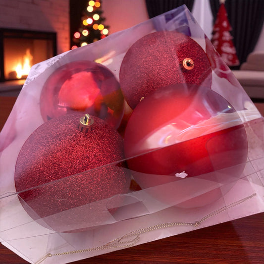 Pack Of 4 Large Bauble