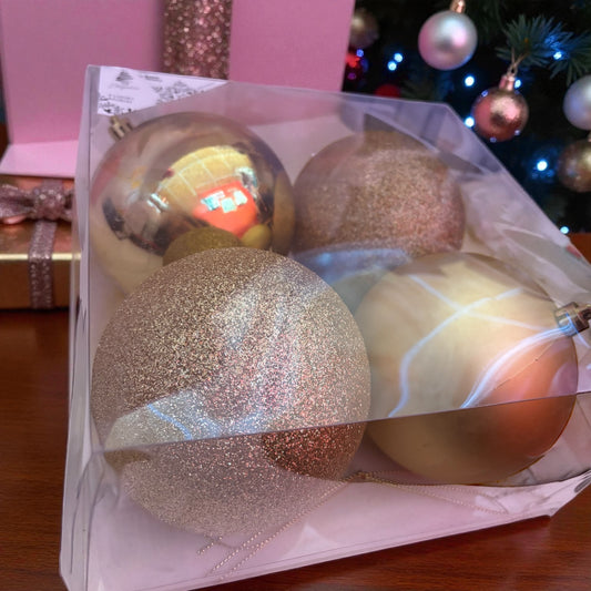 Pack Of 4 Large Bauble