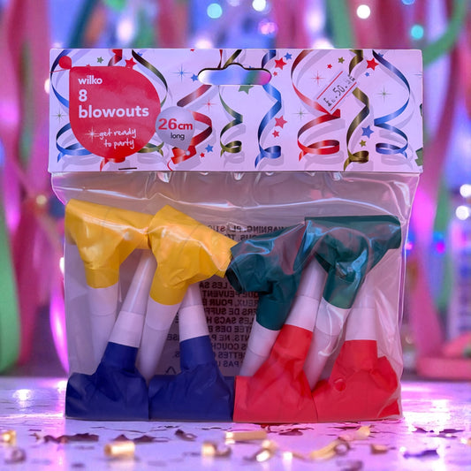 Party Blowers 8 Pack