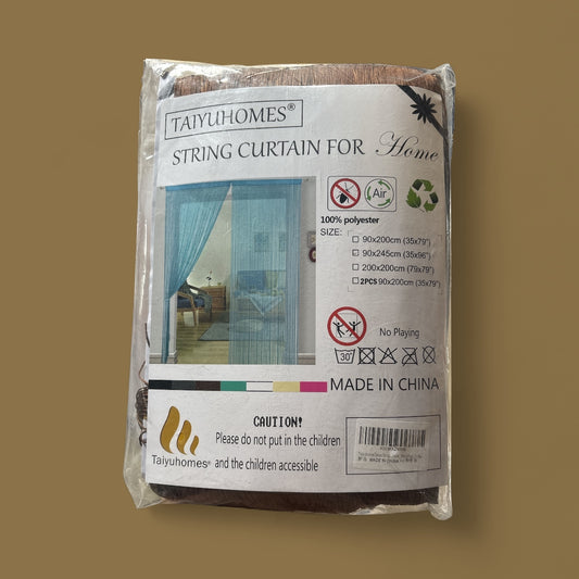 Brown String Curtain